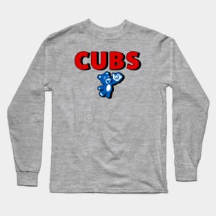 CUBS with 3D cub Long Sleeve T-Shirt